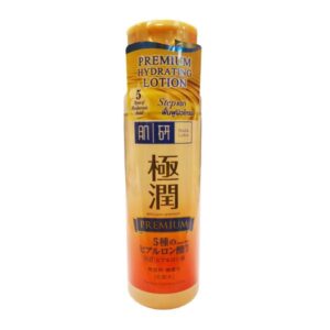 Hada Labo Premium Lotion 170ml น้ำตบสูตรใหม่จากญี่ปุ่น เติมความชุ่มชื้นล้ำลึกด้วย Hyaluronic Acid 5 ชนิด ฟื้นฟูผิวแห้งเสีย ให้ผิวนุ่ม ชุ่มชื้น และเรียบเนียนยาวนาน