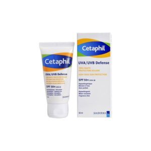Cetaphil UVA-UVB Defense SPF 50 50ml ครีมกันแดดสำหรับผิวหน้าและกาย ปกป้องรังสี UVA & UVB ด้วยสูตร 7 in 1 อ่อนโยนต่อผิว ปราศจากน้ำหอม ไม่มันวาว