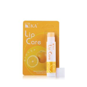 KA Lip Care Orange 3.5g ลิปแคร์บำรุงริมฝีปาก เนียนนุ่ม ชุ่มชื้น พร้อมปกป้องจากแสงแดดและความแห้งกร้าน ด้วยวิตามินอีและน้ำมันดอกทานตะวัน