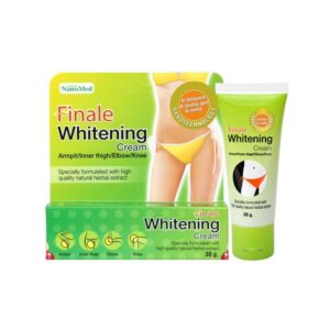 Finale Whitening Cream 30g ครีมบำรุงผิวเฉพาะจุด สูตรเข้มข้น ปรับสีผิวใต้วงแขน ขาหนีบ ข้อศอก และหัวเข่าให้ขาวเนียนกระจ่างใส ปลอดภัยด้วยสมุนไพรธรรมชาติและนาโนเทคโนโลยี