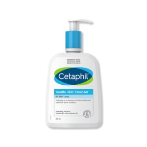 Cetaphil Gentle Skin Cleanser 500ml คลีนเซอร์อ่อนโยน เหมาะสำหรับทุกสภาพผิว คืนความชุ่มชื้นและความนุ่มนวล ใช้ได้ทั้งผิวหน้าและผิวกาย เหมาะสำหรับเด็ก ทารก และผู้ใหญ่