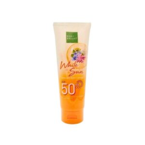 BABY BRIGHT White Sun Cooling Body Lotion SPF50 PA+++ 160ml โลชั่นกันแดดเย็นสดชื่น ซึมซาบไว ไม่เหนียวเหนอะหนะ ปกป้อง UVA/UVB พร้อมบำรุงผิวให้กระจ่างใส