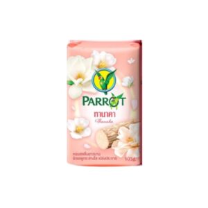 PARROT Botanicals Bar Soap White Thanaka 105g สบู่ก้อนทานาคา กลิ่นหอมละมุนสดชื่น ใช้ทำความสะอาดผิวหน้าและผิวกาย อ่อนโยนต่อผิว ผิวแลดูกระจ่างใส เปล่งประกาย