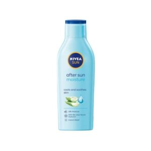 NIVEA Sun Moisturising After Sun Lotion 200ml โลชั่นบำรุงผิวหน้าและผิวกายหลังออกแดด คืนความเย็นสบายและชุ่มชื้นยาวนาน 48 ชั่วโมง ซึมซาบเร็ว ไม่เหนียวเหนอะหนะ
