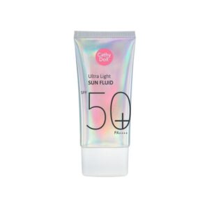 CATHY DOLL Ultra Light Sun Fluid SPF50 PA++++ ครีมกันแดดเนื้อฟลูอิดบางเบา ปกป้องผิวจาก UVA/UVB ปลอบประโลมผิวด้วยว่านหางจระเข้ ซึมซาบเร็ว ไม่เหนียวเหนอะหนะ เหมาะกับทุกสภาพผิว