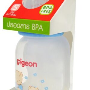 Pigeon ขวดนม PP ลายโคโร ขนาด 120ml มาพร้อมจุกนมคลาสสิค S เหมาะสำหรับทารก 0-3 เดือน ผลิตจาก PP ปลอด BPA/BPS ทนความร้อน 110°C จุกนมซิลิโคนออกแบบตามหลักสรีระศาสตร์ ช่วยให้ดูดกลืนสะดวกและลดปัญหาท้องอืด