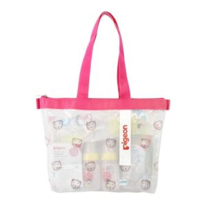 Pigeon Gift Set เครื่องใช้เด็ก Little Pinky เซ็ตของใช้สำหรับแม่และลูกน้อยครบครัน ขวดนม จุกนม แผ่นซับน้ำนม ที่ล้างขวด พร้อมกระเป๋าแถม ปลอดภัยต่อทารกและเด็กอ่อน