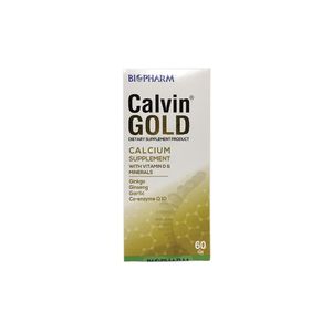Biopharm Calvin Gold แคลเซียมเสริมพร้อมวิตามิน D และแร่ธาตุสำคัญ ช่วยสนับสนุนกระดูกและฟันให้แข็งแรง เพิ่มการดูดซึมแคลเซียม และช่วยปรับสมดุลการทำงานของระบบต่าง ๆ เหมาะสำหรับผู้ที่ต้องการดูแลสุขภาพระยะยาว