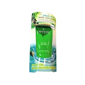 Preme Nobu Natural Face Foam 50g โฟมล้างหน้าสูตรธรรมชาติ ฟองละเอียด ช่วยขจัดสิ่งสกปรกและความมันส่วนเกินอย่างล้ำลึก พร้อมดูแลสาเหตุการเกิดสิว เหมาะกับผิวมันและผิวผสมทุกวัน