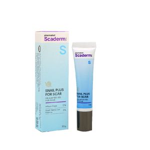 เจล SCADERM Plus Gel 20g ช่วยลดรอยแดง จุดด่างดำจากสิวและรอยแผลเป็นทั่วเรือนร่าง พร้อมบำรุงผิวให้ดูเรียบเนียน ซึมไว เหมาะสำหรับใช้ทุกวัน