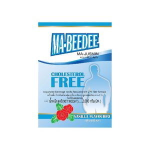 MA Beedee Soy Protein Beverage Vanilla Flavored With Fiber 2kg Powder — โปรตีนจากถั่วเหลืองพร้อมใยอาหาร เสริมโภชนาการ ฟื้นฟูกล้ามเนื้อ และสุขภาพลำไส้ด้วยรสวานิลลาดื่มง่าย เหมาะสำหรับทุกวัน