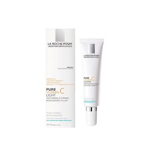 La Roche-Posay Redermic C 40ml ครีมวิตามิน C บำรุงผิวหน้าสูตรอ่อนโยน ช่วยลดเลือนริ้วรอย เติมเต็มร่องลึก เพิ่มความชุ่มชื้นและกระจ่างใส เหมาะสำหรับผิวธรรมดาถึงผิวผสม แม้ผิวบอบบางแพ้ง่าย