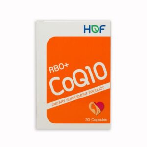 HOF RBO + CoQ10 30 แคปซูล น้ำมันรำข้าวผสานโคเอนไซม์ Q10 พร้อมวิตามิน E ช่วยสนับสนุนพลังงานระดับเซลล์ ลดความอ่อนล้า และทำงานเป็นสารต้านอนุมูลอิสระ เหมาะสำหรับดูแลสุขภาพทุกวัน