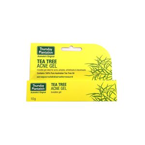 Thursday Plantation Tea Tree Acne Gel 10g เจลแต้มสิวด่วน ช่วยลดการอักเสบและให้หัวสิวแห้งเร็วขึ้น ด้วยน้ำมันทีทรีบริสุทธิ์ เหมาะสำหรับสิวอักเสบและสิวทั่วไป ใช้ง่ายทุกวัน