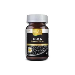 Real Black Sesame Oil 500 mg 60 แคปซูล น้ำมันงาดำสกัดเย็นคุณภาพสูง อุดมด้วยสารเซซามินและสารต้านอนุมูลอิสระ ช่วยบำรุงข้อต่อ ระบบประสาท และหัวใจ พร้อมรองรับการดูแลสุขภาพโดยรวมทุกวัน