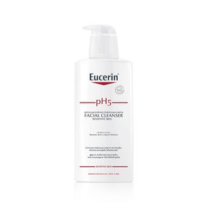 Eucerin pH5 Sensitive Skin Facial Cleanser 400ml เจลล้างหน้าอ่อนโยนสำหรับผิวแพ้ง่าย ช่วยทำความสะอาดอย่างล้ำลึก พร้อมเสริมเกราะปกป้องผิวและปรับสมดุล pH เหมาะสำหรับใช้ทุกวัน