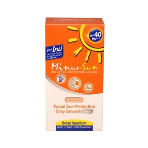 ครีมกันแดด Minus‑Sun Facial Sun Protection SPF40 PA+++ 30g (Ivory) กันแดดหน้าเนื้อบางเบา ปกป้องผิวจากรังสี UVA/UVB แสงสีฟ้า และมลภาวะ พร้อมช่วยปรับสีผิวธรรมชาติ เหมาะสำหรับใช้ทุกวันและเป็นฐานก่อนแต่งหน้า