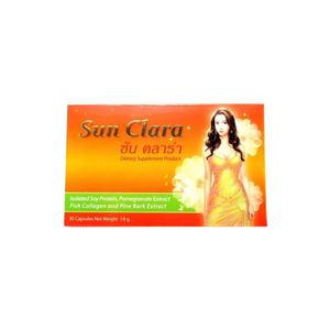 Sun Clara 30 แคปซูล — ผลิตภัณฑ์เสริมอาหาร ช่วยดูแลสุขภาพผิวและร่างกายจากภายใน เสริมสมดุลและการฟื้นฟู เหมาะสำหรับผู้ที่ใส่ใจสุขภาพในชีวิตประจำวัน