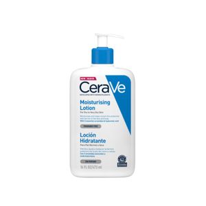 CeraVe Moisturising Lotion 473ml โลชั่นบำรุงผิวหน้าและผิวกาย สูตรอ่อนโยนผสานเซราไมด์ 3 ชนิดและไฮยาลูรอนิค แอซิด เติมความชุ่มชื้นยาวนาน พร้อมฟื้นฟูรากฐานปราการผิว เหมาะสำหรับผิวแห้งและผิวแพ้ง่าย