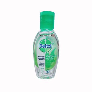 Dettol Instant Hand Sanitizer 50ml เจลล้างมืออนามัยที่ช่วยลดแบคทีเรียและเชื้อโรคได้ถึง 99.99% ไม่ต้องใช้น้ำ สูตรบางเบา ซึมไว เหมาะสำหรับพกพาและใช้ระหว่างวันเพื่อมือสะอาดสดชื่น