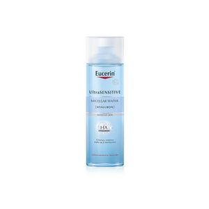 Eucerin UltraSENSITIVE Micellar Water 200ml คลีนซิ่งน้ำอ่อนโยนสำหรับผิวแพ้ง่าย ช่วยขจัดคราบเครื่องสำอางและสิ่งสกปรก พร้อมเติมความชุ่มชื้นให้ผิวรู้สึกสะอาดและไม่แห้งตึง