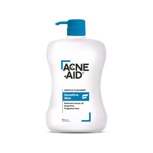 Acne-Aid Gentle Cleanser Sensitive Skin 900ml คลีนเซอร์ล้างหน้าอ่อนโยน ช่วยขจัดสิ่งสกปรกและความมันอย่างล้ำลึก เหมาะสำหรับผิวแพ้ง่ายและเป็นสิวง่าย ไม่ทำให้ผิวแห้งตึง