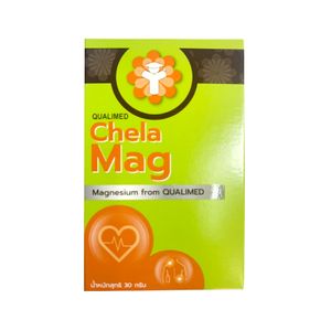 ChelaMag Chelated Magnesium 100mg 30 เม็ด แมกนีเซียมในรูปแบบคีเลตดูดซึมดี ช่วยสนับสนุนระบบประสาท กล้ามเนื้อ และหัวใจ พร้อมช่วยลดอาการตะคริวและคลายกล้ามเนื้อ เหมาะสำหรับดูแลสุขภาพทุกวัน
