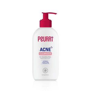 Peurri Acne Cleanser 250ml เจลล้างหน้าสูตรสิว ควบคุมความมันและสิวอุดตัน พร้อมช่วยให้หัวสิวแห้งตัวและผิวดูเรียบเนียน เหมาะสำหรับผิวเป็นสิวง่ายและผิวแพ้ง่าย