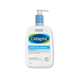 Cetaphil Gentle Skin Cleanser 1L คลีนเซอร์สูตรอ่อนโยนสำหรับผิวหน้าและผิวกาย ปราศจากสบู่และน้ำหอม ช่วยทำความสะอาดล้ำลึก และคงความชุ่มชื้น เหมาะสำหรับทุกสภาพผิวโดยเฉพาะผิวแพ้ง่าย