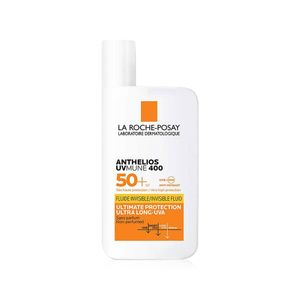La Roche‑Posay ANTHELIOS UVMUNE400 INVISIBLE FLUID SPF50+ 50ml กันแดดเนื้อฟลูอิดบางเบา ปกป้องผิวจากรังสี UVA/UVB และ Ultra‑Long UVA ด้วยเทคโนโลยี Mexoryl 400 เหมาะกับทุกสภาพผิว ใช้ได้ทุกวัน