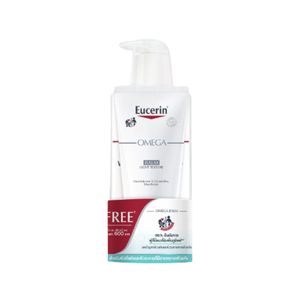 ชุด Eucerin Omega Balm 200ml + Baby Wash & Shampoo 400ml รวมบาล์มบำรุงผิวกายเข้มข้นสำหรับผิวแห้งและผลิตภัณฑ์อาบน้ำ‑สระผมสูตรอ่อนโยนสำหรับผิวเด็ก ช่วยเติมความชุ่มชื้น ฟื้นบำรุงและปลอบประโลมผิวอย่างอ่อนโยน