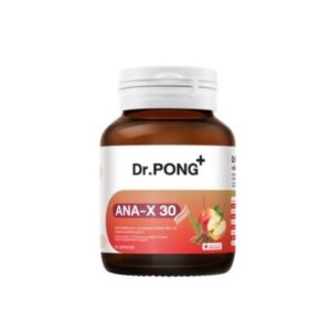 DR.PONG ANA-X 30 แคปซูล ผลิตภัณฑ์เสริมอาหารสารสกัดแอปเปิ้ล Annurca ช่วยลดผมร่วง ยืดระยะเจริญเติบโตของเส้นผม และเสริมความแข็งแรงของเส้นผม เหมาะสำหรับผู้ที่ต้องการดูแลสุขภาพผมอย่างครบถ้วน