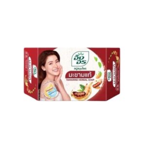 สบู่ อิงอร สบู่ก้อนสมุนไพร มะขามแท้ 85g ทำความสะอาดผิวหน้าและผิวกาย พร้อมมะขามแท้และไฮยาลูรอน ช่วยบำรุงให้ผิวแลดูกระจ่างใสและชุ่มชื้น เหมาะสำหรับใช้ทุกวัน