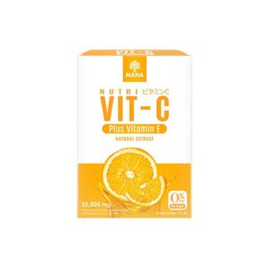 MANA Nutri Vit C 55 g — ผงวิตามินซีเสริมภูมิคุ้มกันและบำรุงผิว ช่วยเสริมการสร้างคอลลาเจน ให้ผิวดูสดใส พร้อมการรับประทานง่าย เหมาะสำหรับการดูแลสุขภาพทุกวัน