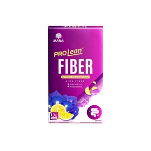 MANA Prolean Fiber Butterfly Pea Lemon ผลิตภัณฑ์เสริมอาหารไฟเบอร์ รสอัญชัน–เลมอน ช่วยเสริมใยอาหารเพื่อระบบขับถ่ายและสุขภาพทางเดินอาหารดียิ่งขึ้น ดื่มง่าย สดชื่น เหมาะสำหรับทุกวัน