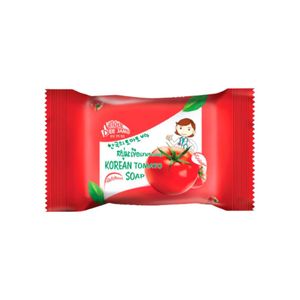 DEEJANG TOMATO SOAP สบู่ก้อนมะเขือเทศ 100g ทำความสะอาดผิวอย่างล้ำลึก พร้อมผลัดเซลล์ผิวเก่า เผยผิวใหม่กระจ่างใสและเนียนนุ่ม เหมาะสำหรับใช้ทั้งผิวหน้าและผิวกาย