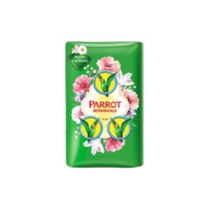 สบู่ PARROT Botanicals Soap Botanical Scent 105g ให้กลิ่นพฤกษานานาพรรณสดชื่น พร้อมทำความสะอาดผิวหน้าและผิวกายอย่างอ่อนโยน เหมาะสำหรับใช้ทุกวันเพื่อผิวสะอาดและหอมสดชื่น