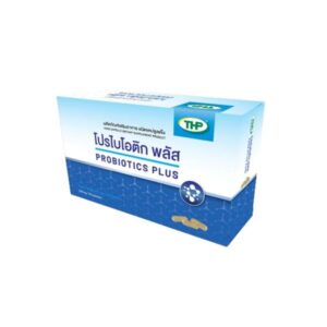 THP ProBiotic plus 30 แคปซูล — โปรไบโอติกเสริมอาหารช่วยปรับสมดุลจุลินทรีย์ในลำไส้ สนับสนุนระบบย่อยอาหารและภูมิคุ้มกัน เหมาะสำหรับการดูแลสุขภาพทางเดินอาหารทุกวัน