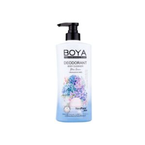 ครีมอาบน้ำ BOYA Deodorant Body Cleanser Blue Ocean 500ml ช่วยขจัดสิ่งสกปรกและระงับกลิ่นกาย ให้ผิวสะอาดสดชื่น มั่นใจทุกวัน พร้อมกลิ่นหอมสดชื่น Blue Ocean ใช้ง่ายทุกวันทั้งเช้า‑เย็น