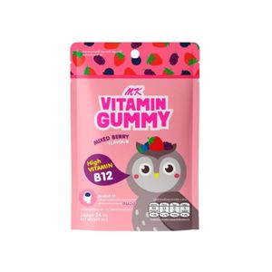 MK Vitamin Gummy Mixed Berry 30 g วิตามินเยลลี่รสเบอร์รี่รวมที่รวมวิตามินและสารอาหารสำคัญ ช่วยเสริมภูมิคุ้มกันและสุขภาพทั่วไป เหมาะสำหรับทุกวัยและรับประทานง่ายทุกวัน