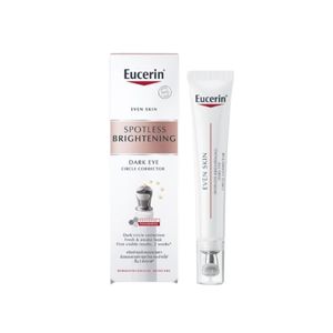 Eucerin Spotless Brightening Dark Eye Circle Corrector 15ml ครีมบำรุงรอบดวงตาช่วยลดเลือนความหมองคล้ำ ผิวใต้ตาดูสว่างขึ้น พร้อมเพิ่มความชุ่มชื้นและเรียบเนียนเมื่อใช้เป็นประจำ