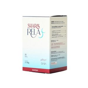 SHARISMA Rela 30 แคปซูล ผลิตภัณฑ์เสริมอาหารช่วยผ่อนคลายระบบประสาท ลดความตึงเครียด และสนับสนุนการนอนหลับ เหมาะสำหรับผู้ที่ต้องการดูแลความเครียดและจิตใจในทุกวัน