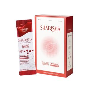 SHARISMA Telos95 7 ซอง ผลิตภัณฑ์เสริมอาหารดีท็อกซ์และฟื้นฟูระบบขับถ่าย สูตรผสมไฟเบอร์และสารธรรมชาติ ช่วยเสริมการขับถ่าย ดูแลสุขภาพลำไส้ และระบบทางเดินอาหารอย่างอ่อนโยน
