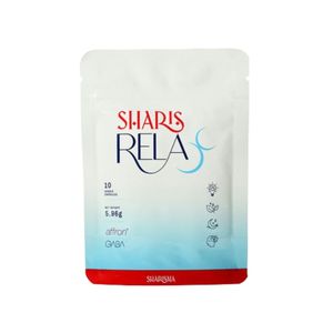 SharIsma Sharis Rela 10 แคปซูล — สมุนไพรบำรุงร่างกายและช่วยผ่อนคลายระบบประสาท เหมาะสำหรับผู้ที่ต้องการคลายความเครียดและดูแลสุขภาพโดยรวม รับประทานง่ายในรูปแบบแคปซูล