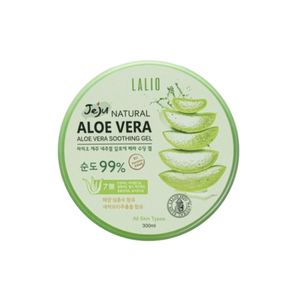 LALIO Jeju Natural Aloe Vera 99% Soothing Gel 300ml เจลว่านหางจระเข้เข้มข้นช่วยเติมความชุ่มชื้นและปลอบประโลมผิวแห้ง ระคายหรือโดนแดดเผา ใช้ได้ทั้งผิวหน้า‑กายทุกวัน