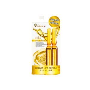 MUI MUI Lift And Firming Serum 8g เซรั่มบำรุงผิวหน้า ช่วยยกกระชับใบหน้า ลดเลือนริ้วรอย พร้อมเติมความชุ่มชื้นและเผยผิวเรียบเนียนกระจ่างใส เหมาะสำหรับใช้ทุกวัน