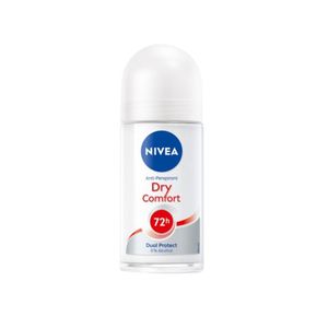 โรลออน NIVEA Dry Comfort 72H Dual Protect 25ml ช่วยระงับกลิ่นและลดเหงื่อ พร้อมให้ผิวใต้วงแขนรู้สึกแห้งสบายยาวนานถึง 72 ชั่วโมง เหมาะสำหรับการใช้งานทุกวัน