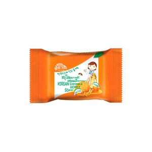 สบู่ DEEJANG Korean Ginseng & Honey 100g ผสมน้ำผึ้งและโสมเกาหลี ช่วยทำความสะอาดและบำรุงผิวให้กระจ่างใส พร้อมต้านอนุมูลอิสระ เหมาะสำหรับใช้ล้างหน้าและร่างกายทุกวัน