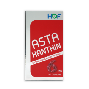 HOF Astaxanthin 6 mg ผลิตภัณฑ์เสริมอาหารจากสาหร่ายแดง ให้สารแอสต้าแซนธินคุณภาพสูง 30 แคปซูล พร้อมวิตามินอี น้ำมันรำข้าว เพิ่มการดูดซึม เพื่อสุขภาพผิวและการต้านอนุมูลอิสระ
