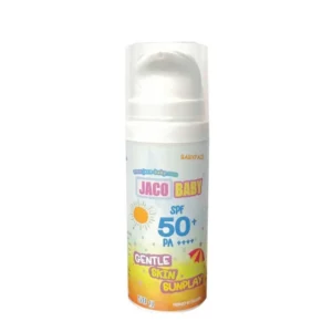 JACO BABY GENTLE SKIN SPF50+ PA++++ ผลิตภัณฑ์ป้องกันผิวจากแสงแดดสำหรับเด็ก (50g.)
